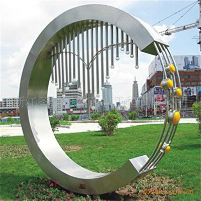 Grande sculpture moderne découpée en Coral Landscape Garden Decorative Metal