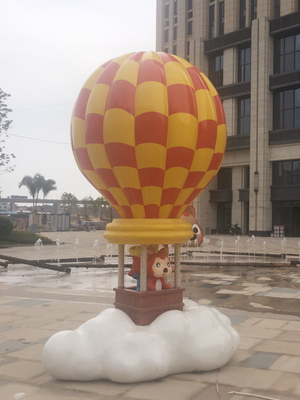 Décoration de jardin de plaza d'Ali Fibreglass Cartoon Character Sculpture