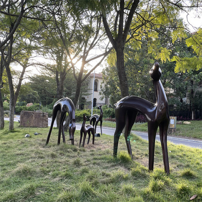 Décoration extérieure de moulage de statues en bronze de jardin de cerfs communs de Sika 80cm - 160cm