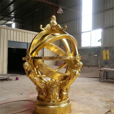 Sculpture décorative en jardin de boule en métal de Celestial Globe Armillary Sphere Sculpture