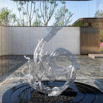 Fait main urbain d'acier inoxydable d'Art Decorative Metal Sculpture Modern de rue