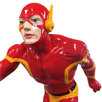 Fibre de verre en bois faite sur commande iconique 200cm de sculpture en homme superbe pour l'affichage de fenêtre