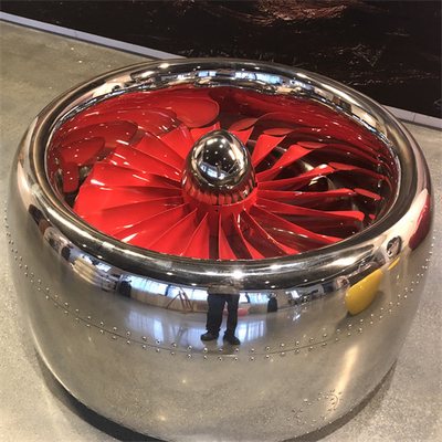 Moteur modelant le Tableau en acier d'Art Mirror Surface Round Stainless de meubles de sculpture